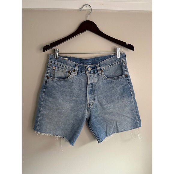 Levi's Pants - Levis 501 Original Cut Off Shorts Womens 31 Light Wash EUC High Rise Denim